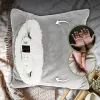Electric blanket Adler AD 7412 — 1-person fleece throw, 80 W, 8 heating levels, washable, timer, grey