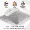 Electric blanket Adler AD 7412 — 1-person fleece throw, 80 W, 8 heating levels, washable, timer, grey