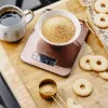 Electronic kitchen scale Adler AD 3183 — 5 kg capacity, 1 g accuracy, stainless steel weighing surface, copper colour