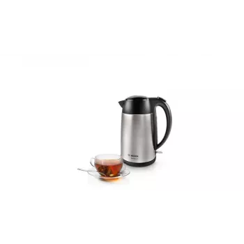 Bosch TWK3P420 electric kettle 1.7 L 2400 W Black, Stainless steel