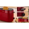 Toaster Bosch TAT2M124 — 2-slice 950 W, red, bread centering, defrost, lift