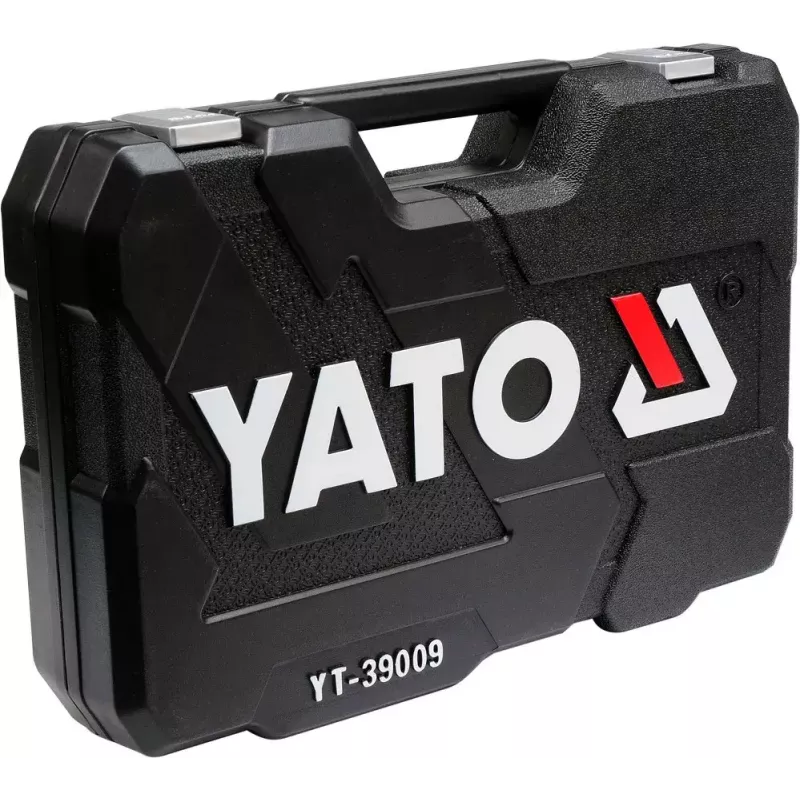Mechanics Tool Set Yato YT-39009 — 68-piece kit, 1/4 inch drive, black case