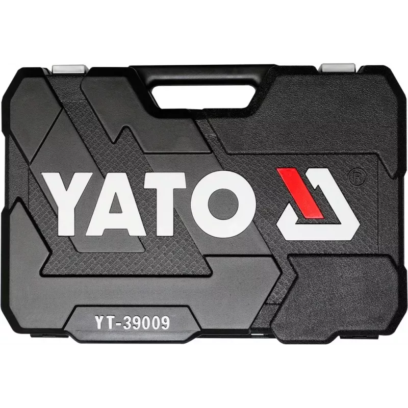 Mechanics Tool Set Yato YT-39009 — 68-piece kit, 1/4 inch drive, black case