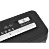 Shredder TRACER Edge10L cross-cut, 10-sheet capacity, 6 mm cut, 10 L bin, black