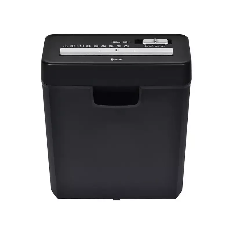 Shredder TRACER Edge10L cross-cut, 10-sheet capacity, 6 mm cut, 10 L bin, black
