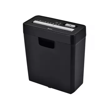 Shredder TRACER Edge10L cross-cut, 10-sheet capacity, 6 mm cut, 10 L bin, black