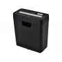 Shredder TRACER Edge10L cross-cut, 10-sheet capacity, 6 mm cut, 10 L bin, black