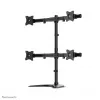 Neomounts NM-D335D4BLACK Monitor stand 10-27 inch, Clamp/Freestanding/Grommet, 8 kg, 25.4 cm (10 inch), 68.6 cm (27 inch), 100 x 100 mm, Black