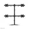 Neomounts NM-D335D4BLACK Monitor stand 10-27 inch, Clamp/Freestanding/Grommet, 8 kg, 25.4 cm (10 inch), 68.6 cm (27 inch), 100 x 100 mm, Black