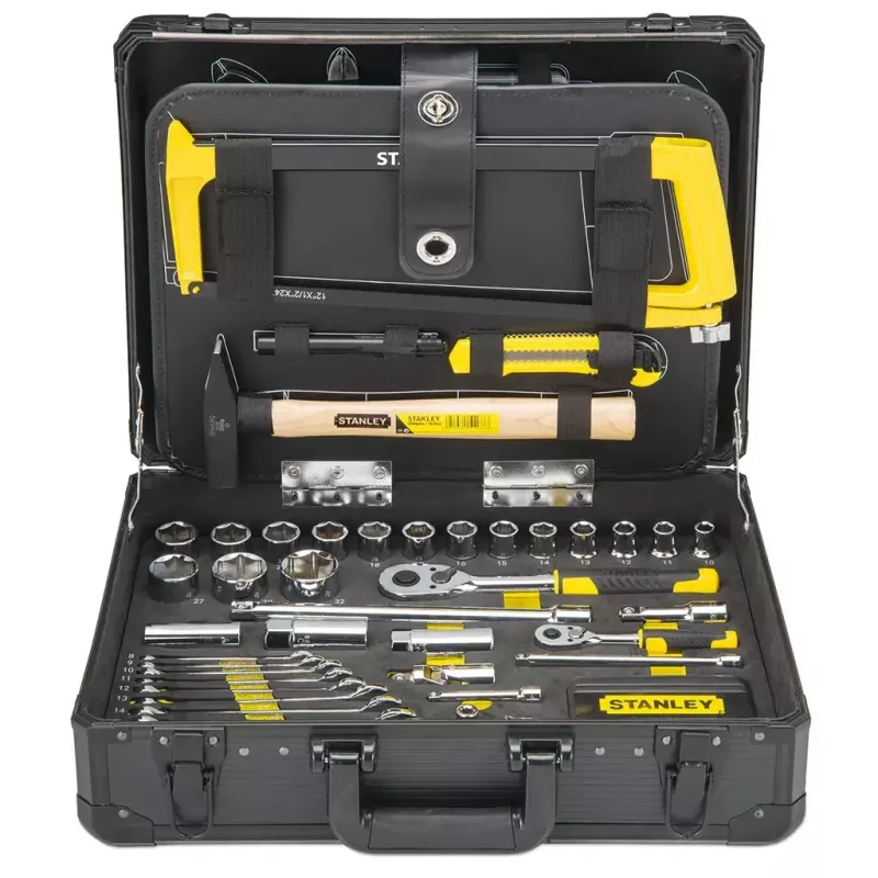 Mechanics Tool Set Stanley STMT98109-1 142 Tools Black Yellow