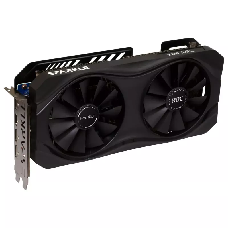 Graphics card Sparkle SA770R-16GOC — Intel Arc A770 ROC, 16 GB GDDR6, PCIe 4.0, 281×131×51 mm