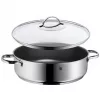 WMF 0761406380, Stainless steel, Stainless steel, Glass, Ceramic, Gas, Induction