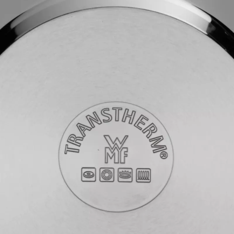 WMF 0761406380, Stainless steel, Stainless steel, Glass, Ceramic, Gas, Induction