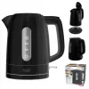 Electric kettle Adler AD 1380B — 1.7 L, up to 2200 W, black, 360° base