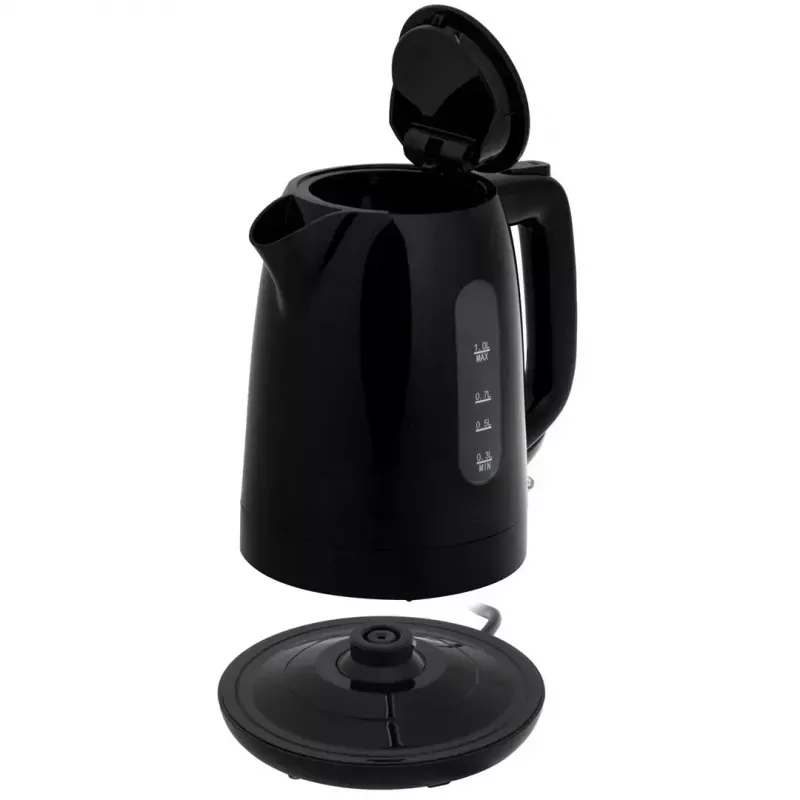 Electric kettle Adler AD 1380B — 1.7 L, up to 2200 W, black, 360° base