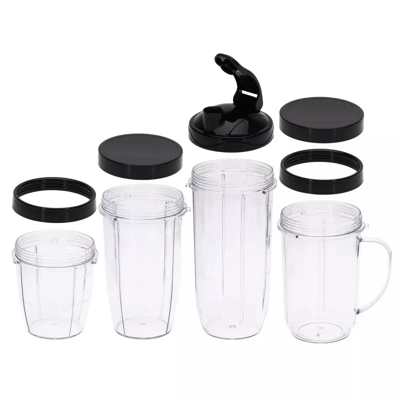 Tabletop blender Adler AD 4084 Smoothie Set — 500 W (max 1200 W), 0.7 L glass jar, removable bowl, black