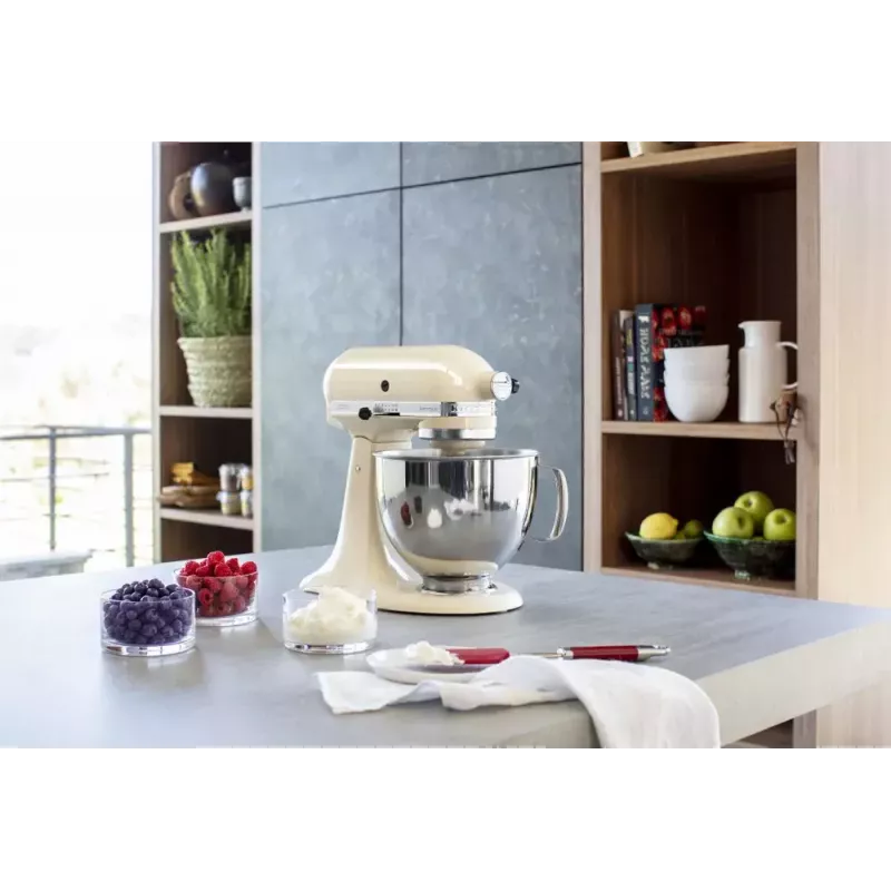 Stand mixer KITCHENAID 5KSM125EAC — 300 W, 4.8 L bowl, 10 speeds, cream