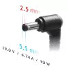 Power adapter Akyga AK-ND-10 90W 19V 4.74A AC-to-DC laptop charger, 1.2m cable, black