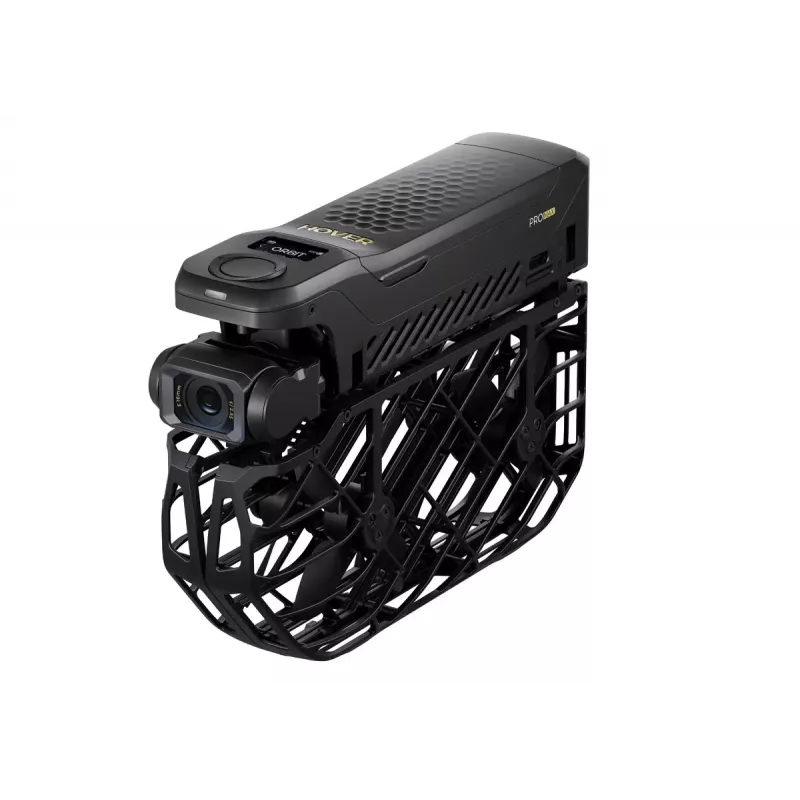 Drone HOVERAir X1 ProMax — 4-rotor, 48 MP camera, 7680×4320 video, 16.6 m/s, 1000 m range, 1920 mAh, 64 GB internal, Black