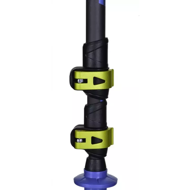 Trekking poles Viking Carbo Lite Black Lime, 175 cm, carbon, 610 g