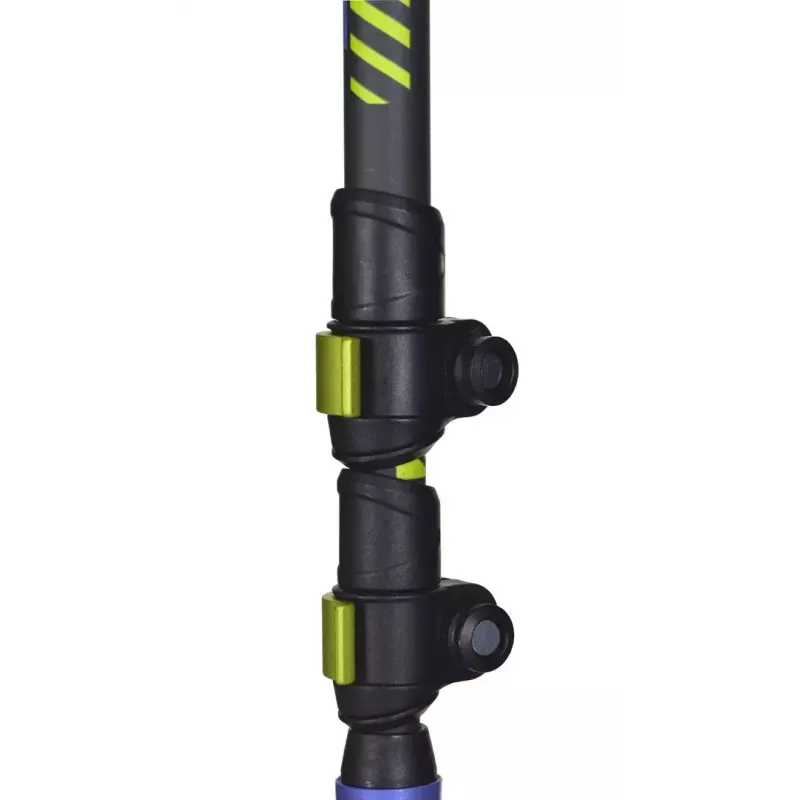 Trekking poles Viking Carbo Lite Black Lime, 175 cm, carbon, 610 g