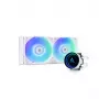 All-in-one liquid cooler CHIEFTEC ICEBERG 240-RGB-W — 240mm radiator, 2 x 120mm RGB fans, white