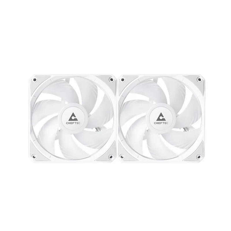 All-in-one liquid cooler CHIEFTEC ICEBERG 240-RGB-W — 240mm radiator, 2 x 120mm RGB fans, white