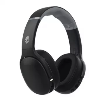 Headphones Skullcandy Crusher Evo — wireless & wired over-ear headset, Bluetooth 5.0, 40 h battery, USB-C, 3.5 mm, foldable, black
