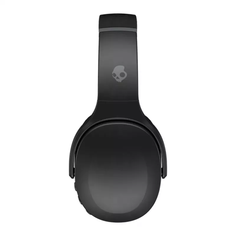 Headphones Skullcandy Crusher Evo — wireless & wired over-ear headset, Bluetooth 5.0, 40 h battery, USB-C, 3.5 mm, foldable, black