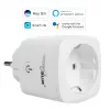 Wi‑Fi remote controlled socket GreenBlue GB720F, Type F plug, max load 2x16A (3680W), white