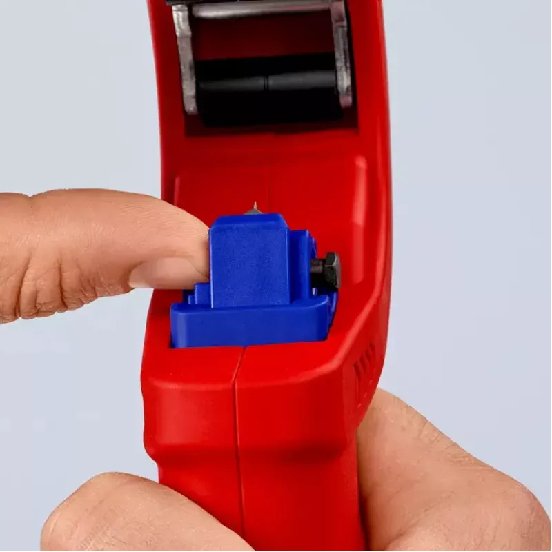 Pipecutter Knipex 90 23 01 BK Steel Blade Plastic Handle 165mm