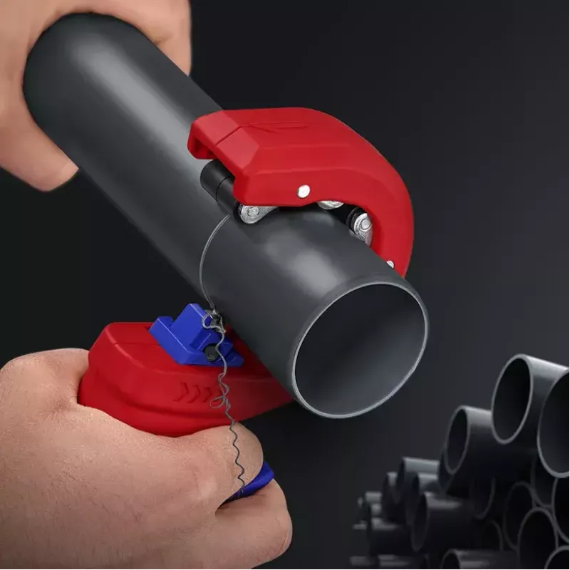 Pipecutter Knipex 90 23 01 BK Steel Blade Plastic Handle 165mm