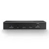 Lindy 2 Port HDMI 2.0 18G Splitter, HDMI, 2x HDMI, 3840 x 2160 pixels, Black, Metal, CE, FCC, RoHS, REACH, California Proposition 65