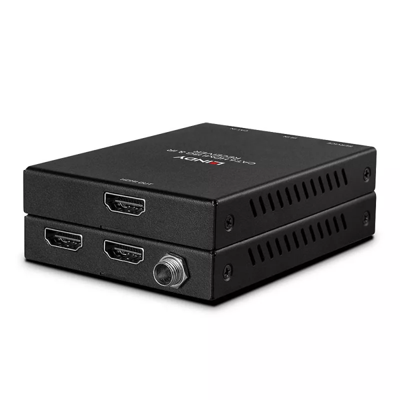 Lindy 50m Cat.6 HDMI 4K60 and IR Extender with PoC and Loop Out