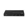 Lindy 2 Port HDMI 8K60 Splitter with Audio, HDMI, 2x HDMI, 3.5 mm, 7680 x 4320 pixels, Black, Metal
