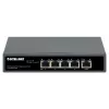 Intellinet 5-Port Gigabit Switch with PoE Passthrough, One IEEE 802.3bt (PoE++ / 4PPoE) PD PoE Port with 95 W Power Input, Four PSE PoE ports, PoE Power Budget up to 65 W, IEEE 802.3at/af Compliant Output, Desktop, Wall-mount Option