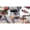 Bosch BBS711ANM stick vacuum/electric broom Battery Dry Bagless 0.3 L Black, Red, Stainless steel