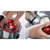 Bosch BBS711ANM stick vacuum/electric broom Battery Dry Bagless 0.3 L Black, Red, Stainless steel