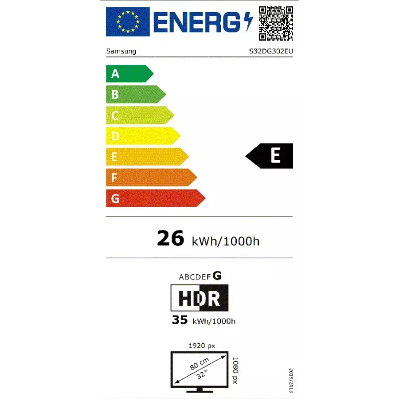 Samsung LS32DG302EUXEN computer monitor 81.3 cm (32 inch) 1920 x 1080 pixels Full HD LCD Black