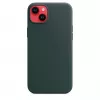 Apple Leather Case with MagSafe iPhone 14 Plus Forest Green