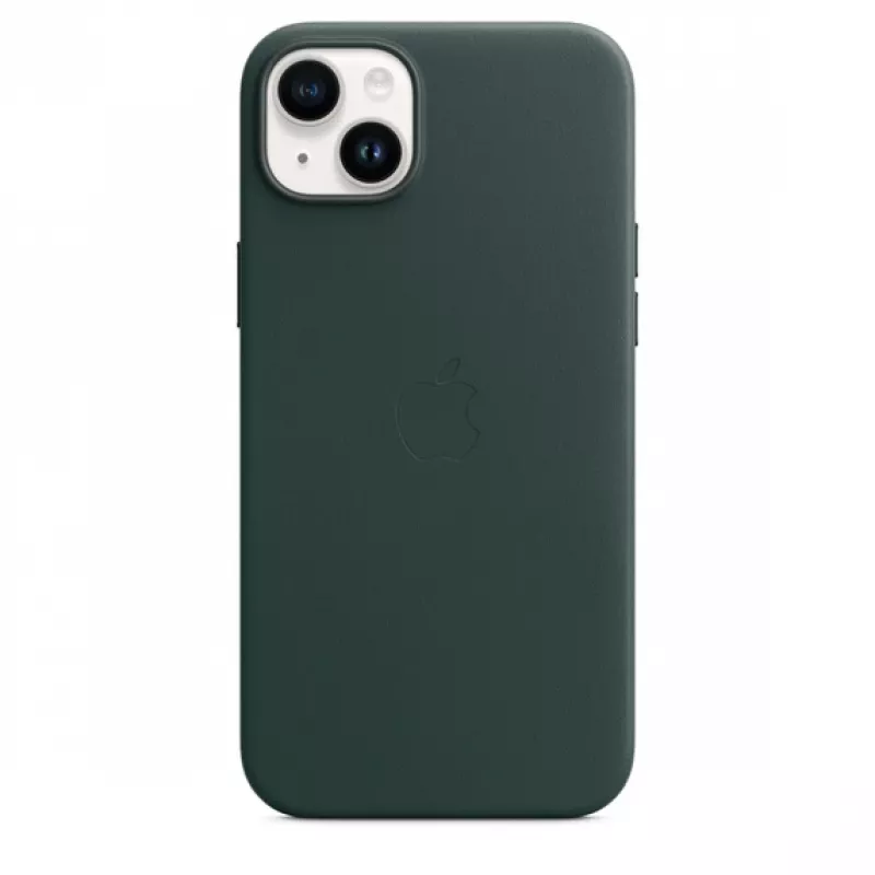 Apple Leather Case with MagSafe iPhone 14 Plus Forest Green