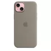 APPLE Apple Silicone Case with MagSafe iPhone 15 Plus Clay