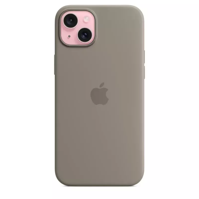 APPLE Apple Silicone Case with MagSafe iPhone 15 Plus Clay