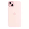 Apple Silicone Case with MagSafe iPhone 15 Plus Light Pink