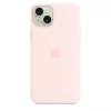 Apple Silicone Case with MagSafe iPhone 15 Plus Light Pink