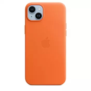 APPLE Apple Leather Case with MagSafe iPhone 14 Plus Orange