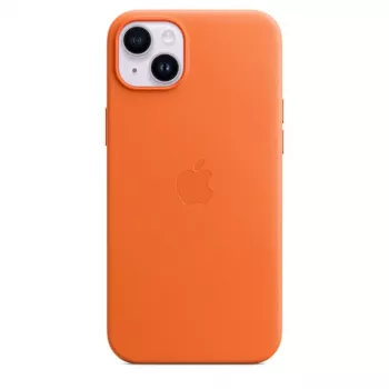 APPLE Apple Leather Case with MagSafe iPhone 14 Plus Orange