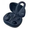 In-ear headphones JVC HA-EC25TAU — True Wireless, Bluetooth 5.1, IPX5, ear-hook, 6 mm drivers, 30 h with case, blue