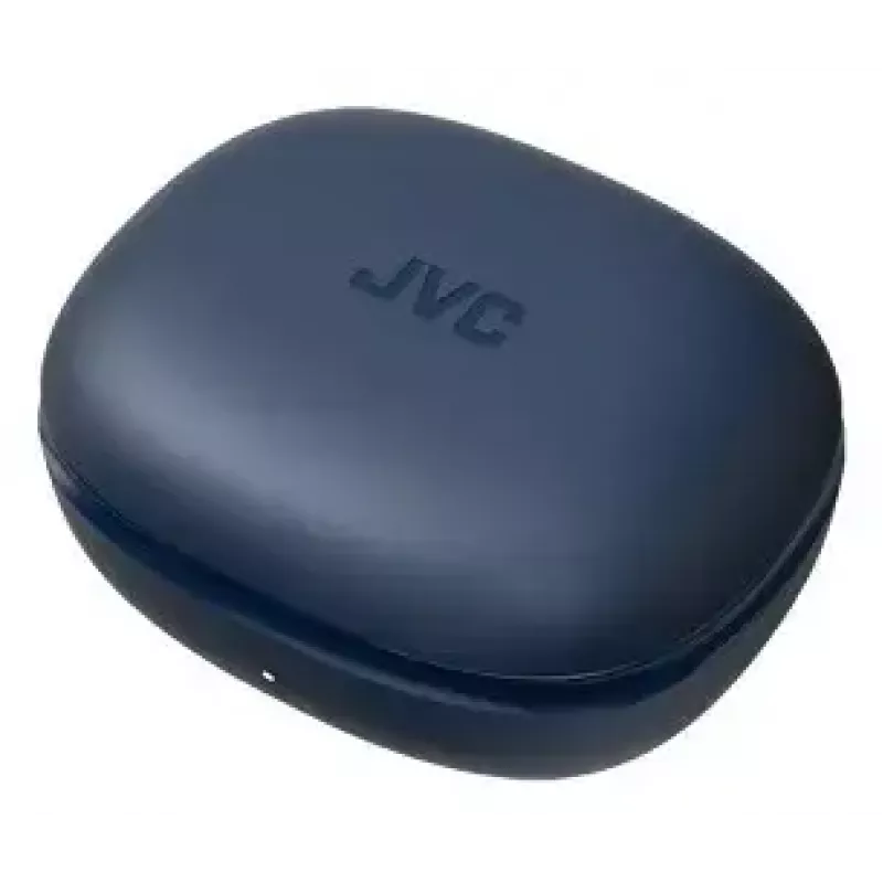 In-ear headphones JVC HA-EC25TAU — True Wireless, Bluetooth 5.1, IPX5, ear-hook, 6 mm drivers, 30 h with case, blue