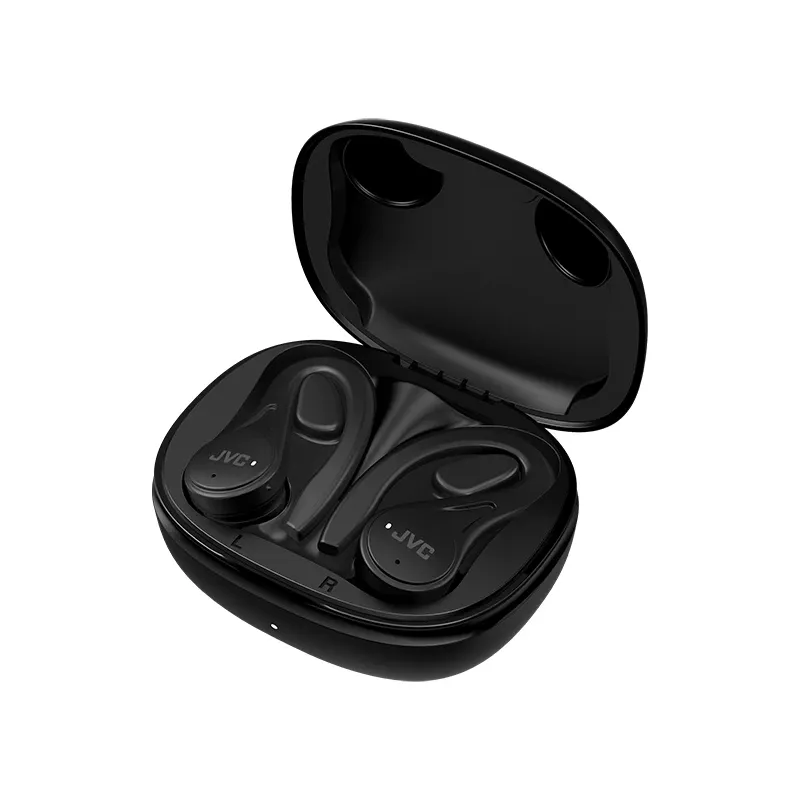 JVC Sports TWS Black, True Wireless Stereo (TWS), 20 - 20000 Hz, Calls/Music, 6.8 g, Headset, Black